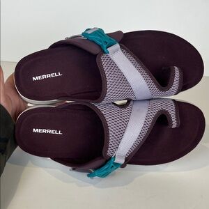 Merrell Women's Alpine Cush Sandals‎ Burgundy SZ 11